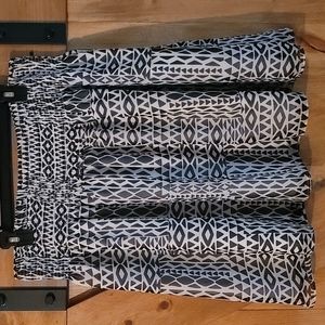 White House Black Market printed skirt